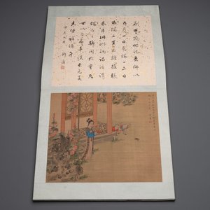 A Chinese album with various figural paintings and calligraphy, signed Wu Shan 吴珊, dated 1904 — 照片 8