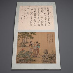 A Chinese album with various figural paintings and calligraphy, signed Wu Shan 吴珊, dated 1904 — 照片 9