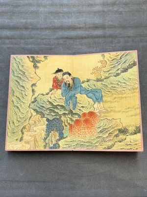 A Chinese album: 'Yuci Jingxinzhai Renwuce 御賜靜心齋人物冊', ink and colour on silk, Qianlong seal mark and of the period — 照片 8