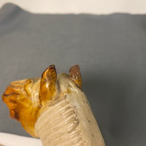 A Chinese amber- and cream-glazed pottery model of a horse, Tang — photo 12