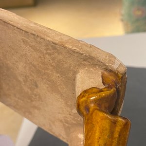 A Chinese amber- and cream-glazed pottery model of a horse, Tang — photo 26