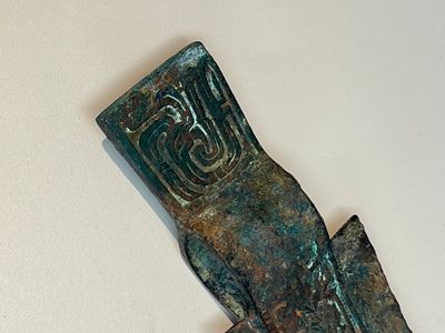 A Chinese archaic bronze dagger-axe, 'Ge 戈', Western Zhou — 照片 7