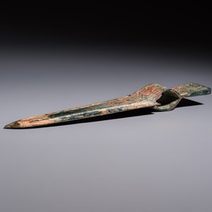 A Chinese archaic bronze dagger-axe, 'Ge 戈', Western Zhou — 照片 7