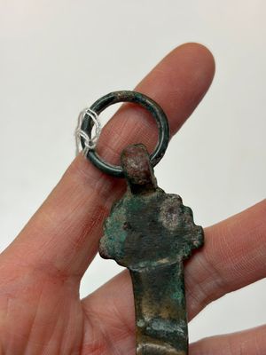 A Chinese archaic bronze fitting and a spearhead, Western Zhou — photo 11