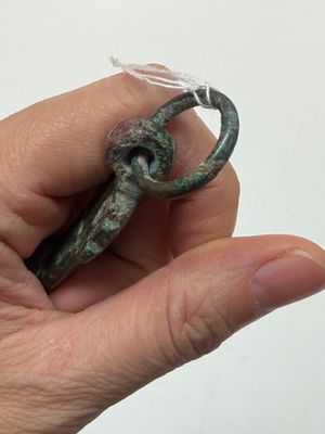 A Chinese archaic bronze fitting and a spearhead, Western Zhou — photo 17