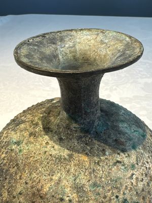 A Chinese archaic bronze food vessel and cover with 'Leiwen' and bosses design, 'Dou 豆', Eastern Zhou — 照片 24