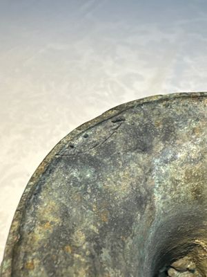 A Chinese archaic bronze food vessel and cover with 'Leiwen' and bosses design, 'Dou 豆', Eastern Zhou — 照片 27