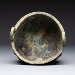 A Chinese archaic bronze food vessel with Taotie design, 'Ding 鼎', late Shang — 照片 6