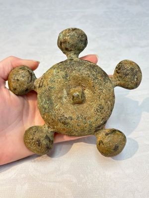 A Chinese archaic bronze horse bell ornament, Western Zhou — photo 1