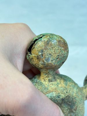 A Chinese archaic bronze horse bell ornament, Western Zhou — photo 12