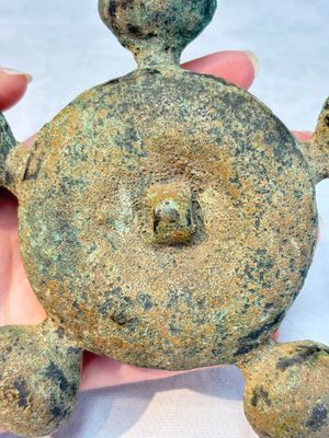A Chinese archaic bronze horse bell ornament, Western Zhou — photo 2