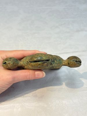 A Chinese archaic bronze horse bell ornament, Western Zhou — photo 3