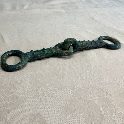 A Chinese archaic bronze horse bit — photo 1
