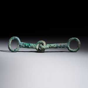 A Chinese archaic bronze horse bit — photo 1