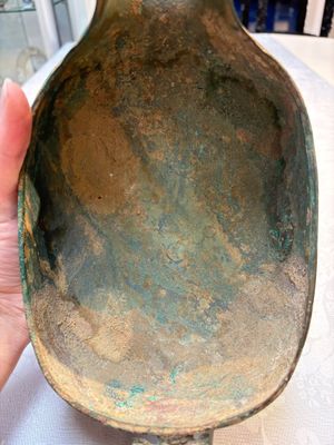 A Chinese archaic bronze pouring vessel, Yi 匜, Warring States period/Han — foto 13