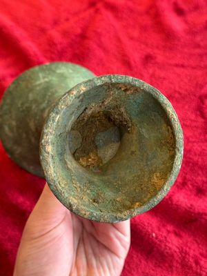 A Chinese archaic bronze ritual wine vessel, 'gu 觚', Shang — photo 20