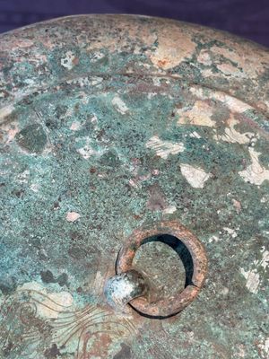 A Chinese archaic bronze tripod food vessel, 'ding 鼎', Eastern Han — 照片 8