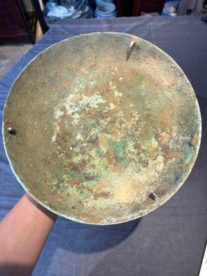 A Chinese archaic bronze tripod food vessel, 'ding 鼎', Eastern Han — 照片 9