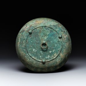 A Chinese archaic bronze tripod food vessel, 'ding 鼎', Eastern Han — 照片 7