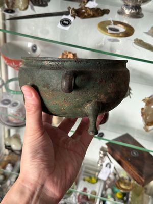 A Chinese archaic bronze tripod food vessel, 'dun 敦', Eastern Zhou — 照片 2