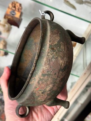 A Chinese archaic bronze tripod food vessel, 'dun 敦', Eastern Zhou — 照片 5