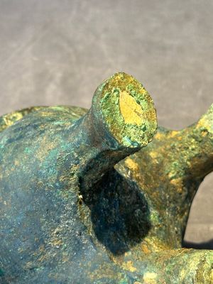 A Chinese archaic bronze tripod food vessel, 'li 鬲', late Western Zhou/early Eastern Zhou — foto 9