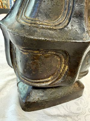 A Chinese archaic bronze wine vessel, 'Hu 壺', Ming — foto 12