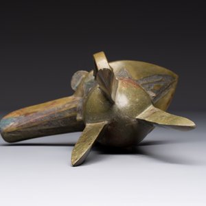 A Chinese archaic bronze wine vessel, 'jue 爵', late Shang — 照片 7