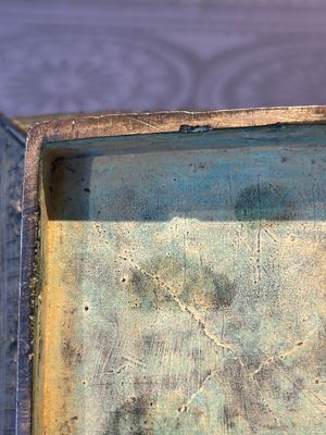 A Chinese archaistic bronze ritual wine vessel and cover in Western Zhou-style, 'fang hu 方壺', Ming — foto 19