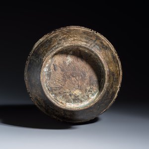 A Chinese archaistic bronze vase with taotie handles — photo 7