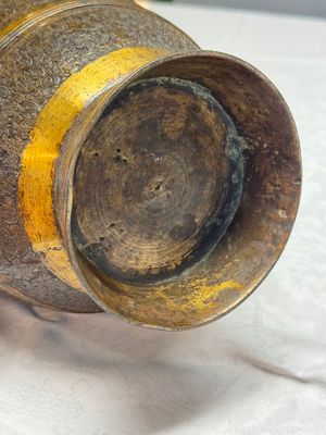 A Chinese archaistic parcel-gilt bronze vase with bats design — photo 10
