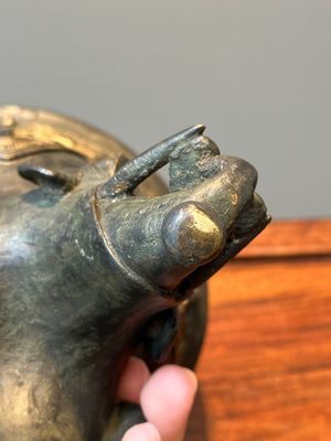 A Chinese archaistic Western Zhou-style bronze ritual food vessel, 'yan', Ming — photo 14