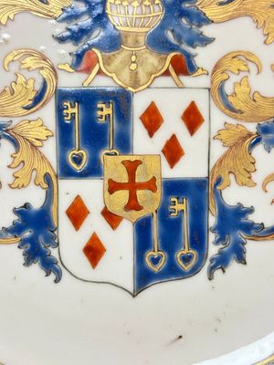 A Chinese armorial plate with the arms of Van Reverhorst for the Dutch market, Qianlong, ca. 1743-45 — photo 6