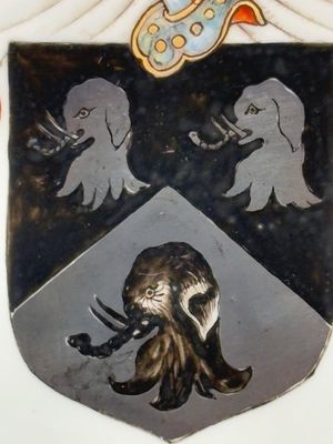 A Chinese armorial soup plate with the arms of Saunders for the English market, Qianlong, ca. 1745 — foto 3