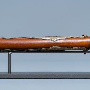 A Chinese bamboo, jadeite, paktong and Yixing stoneware opium pipe, 19th C. — 照片 6
