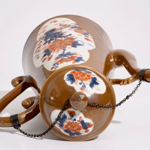 A Chinese Batavian ware and Imari-style coffeepot and cover, Qianlong — 照片 8