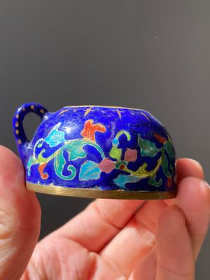 A Chinese Beijing enamel warming bowl with Shou-characters, Qianlong — 照片 19