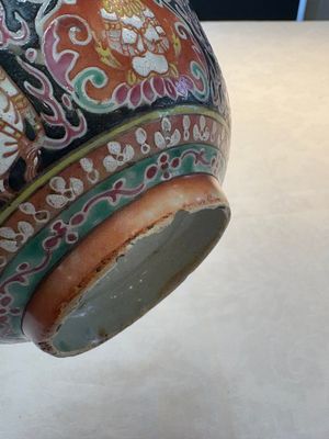 A Chinese Bencharong bowl for the Thai market and an export bowl for the American market, 19th C. — photo 11