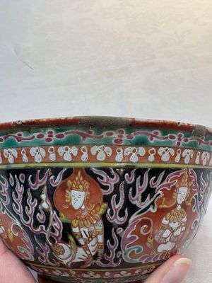 A Chinese Bencharong bowl for the Thai market and an export bowl for the American market, 19th C. — photo 8