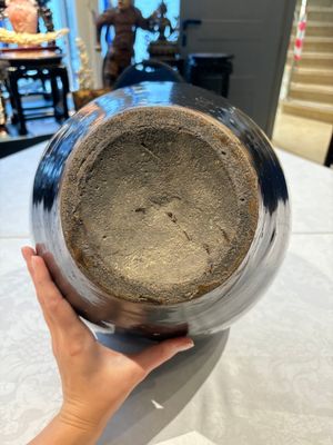 A Chinese black-glazed jar and a brown-glazed jar, Ming/Qing — 照片 7