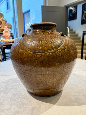 A Chinese black-glazed jar and a brown-glazed jar, Ming/Qing — 照片 9