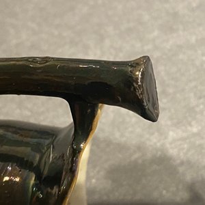 A Chinese black-ground trumpeter ewer after Pronk, Qianlong — photo 15