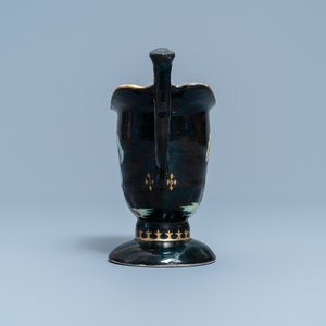 A Chinese black-ground trumpeter ewer after Pronk, Qianlong — photo 3