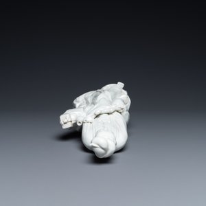 A Chinese blanc de Chine figure of Guanyin, impressed mark, 19/20th C. — 照片 6