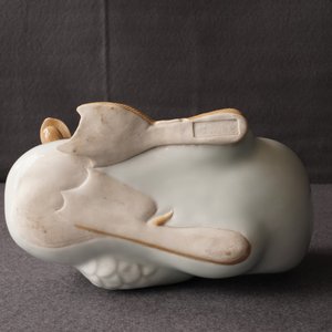 A Chinese blanc de Chine model of a goose, impressed mark, Republic, 20th C. — 照片 13