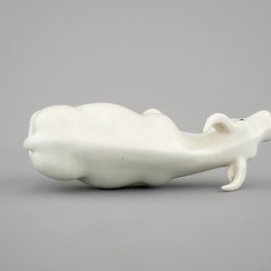 A Chinese blanc de Chine model of a water buffalo, 19th C. — photo 6