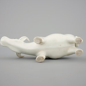 A Chinese blanc de Chine model of a water buffalo, 19th C. — photo 7