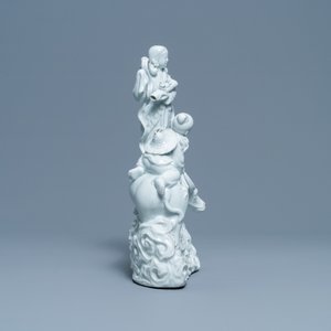 A Chinese blanc de Chine 'mythological subject' group, Republic — 照片 5