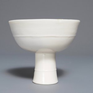 A Chinese blanc de Chine stem cup, Wanli or Transitional period — 照片 2