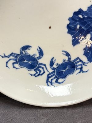 A Chinese 'Bleu de Hue' plate for the Vietnamese market, nội phủ thị nam 內府侍南 mark, 19th C. — 照片 2